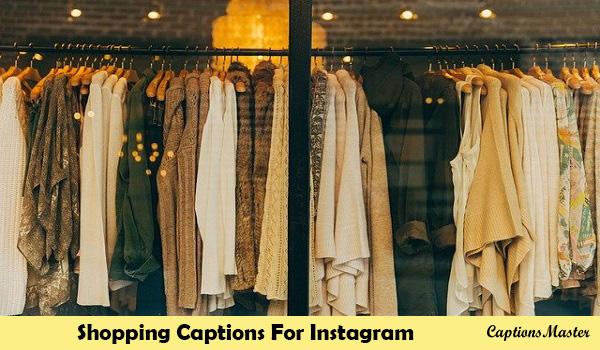 Shopping Instagram Captions